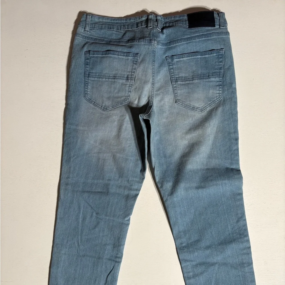 Ben Sherman Light Blue Straight Jeans - Picture 2 of 9